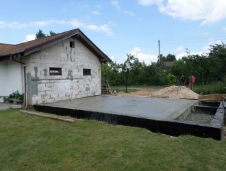 Строительство гостевого дома с баней в поселке Атолино