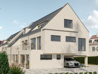 Проектирование экстерьера, разработка 3D планов 2 многоквартирных домов в г. Штейн (Германия)