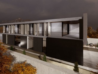 Проект двухэтажного коттеджа в современном стиле для заказчика из г. Стокгольм (Швеция)