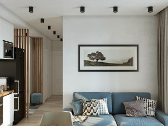 Дизайн интерьера 2-комнатной квартиры в ЖК Рио-де-Жанейро (Минск Мир)
