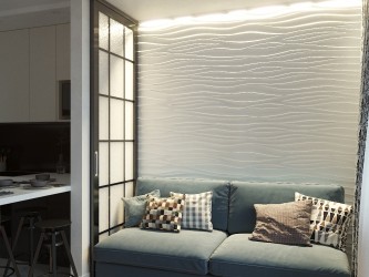 Дизайн интерьера 2-комнатной квартиры WAVE 476