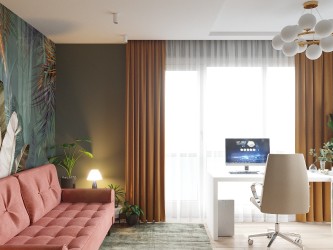Дизайн интерьера 3-комнатной квартиры в стиле ардеко Palma126