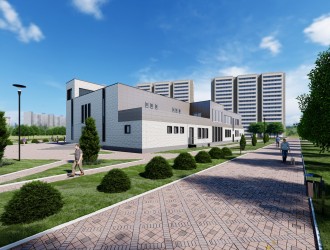 Разработка цветовых решений фасадов костела в г. Витебск