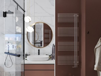 Дизайн интерьера 3-комнатной квартиры в стиле ардеко в ЖК Мегаполис