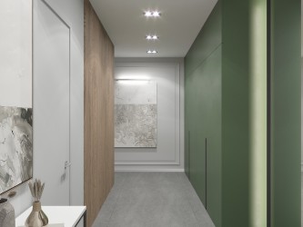 Дизайн интерьера 3-комнатной квартиры в ЖК Олимпик Парк