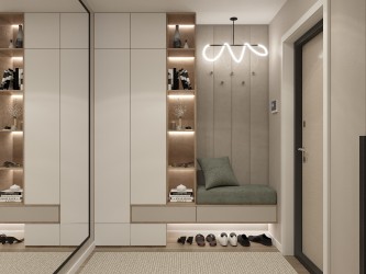 Дизайн интерьера 2-комнатной квартиры в ЖК Четыре сезона