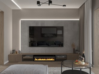 Дизайн интерьера 2-комнатной квартиры в ЖК Четыре сезона