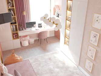Дизайн интерьера квартиры в стиле ардеко в ЖК Лазурит