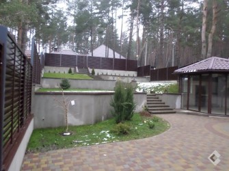 Ландшафтный дизайн и благоустройство на объекте в поселке Криничный