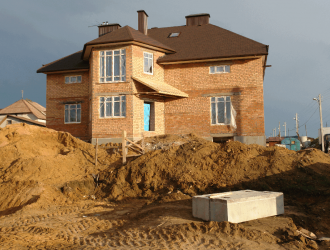 Строительство дома в поселке Новинки