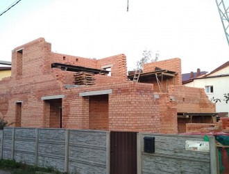 Строительство двухэтажного кирпичного дома в г. Минск